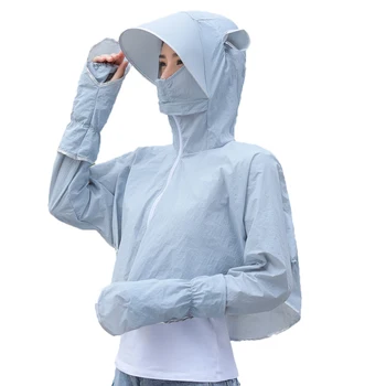 1PC Light Hooded Zipper UV Protection Sunscreen Jacket Sun Screen Cloak Sun Protection Clothing For Cycling Summer Beach
1PC Light Hooded Zipper UV Protection Sunscreen Jacket Sun Screen Cloak Sun Protection Clothing For Cycling Summer Beach