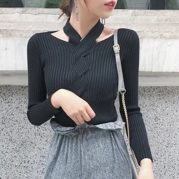 christmas sweaters family Hollow Out Knitted Sweater Pullover Long Sleeve halter Wear Autumn Winter Plus Size Jumper
christmas sweaters family Hollow Out Knitted Sweater Pullover Long Sleeve halter Wear Autumn Winter Plus Size Jumper