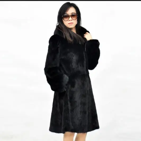 Фото Новинка 2019 зимнее женское пальто из искусственного меха меховая куртка женская