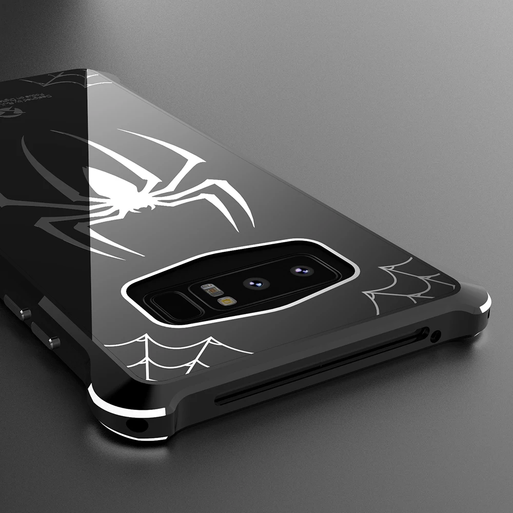 Metal Case For Samsung Note8 Luxury Spider Element Aluminum Metal Bumper + Mirror Acrylic Cover For Samsung Galaxy Note 8 Case
Metal Case For Samsung Note8 Luxury Spider Element Aluminum Metal Bumper + Mirror Acrylic Cover For Samsung Galaxy Note 8 Case