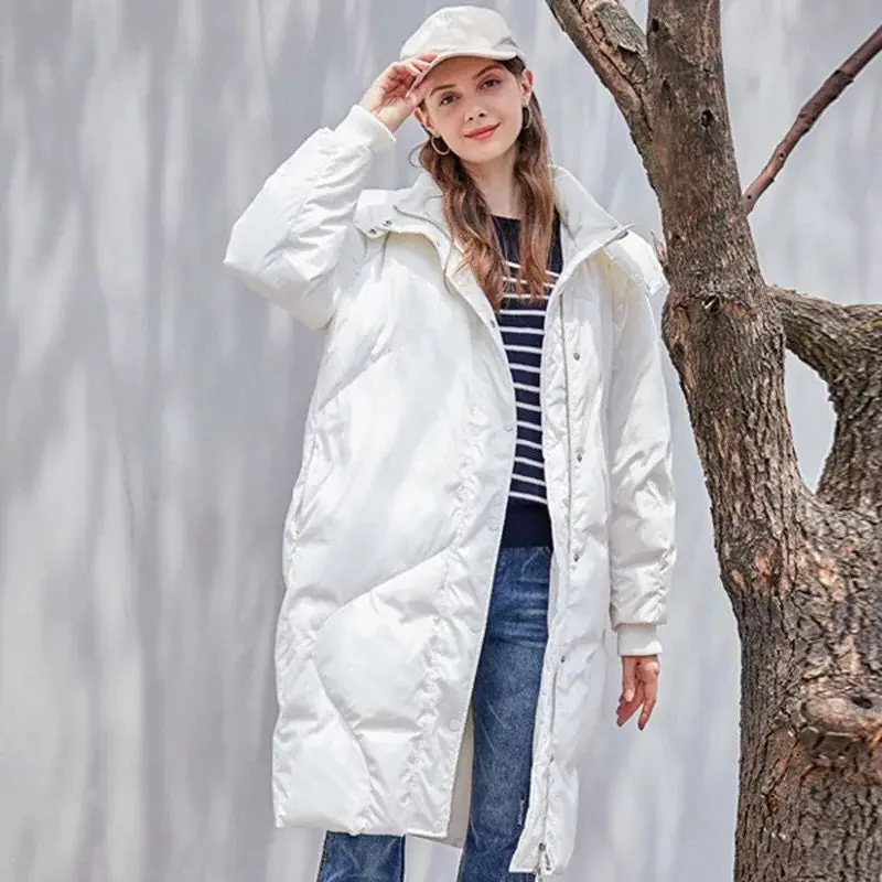 New Women's White Duck Down Jacket Loose 2018 Winter Design Oversized Hooded Parka Outerwear Snow Clothes Plus Size Thick Coats
New Women's White Duck Down Jacket Loose 2018 Winter Design Oversized Hooded Parka Outerwear Snow Clothes Plus Size Thick Coats