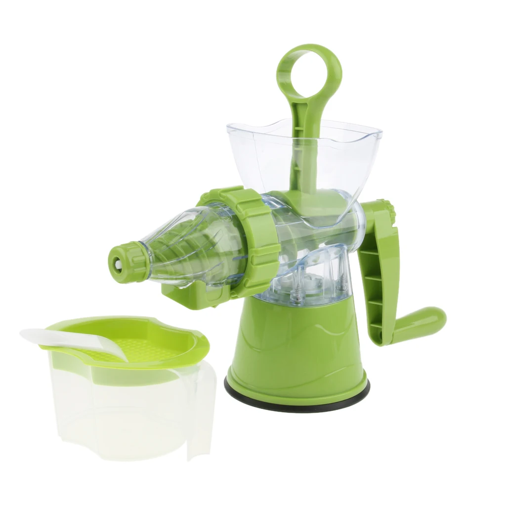 Handle Juicer Juice Extractor Cold Press Wheatgrass Carrot Icecream Blender