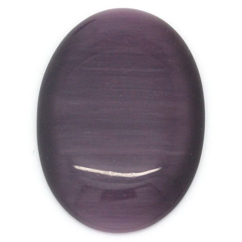 8SEASONS Created Glass Created Cat's Eye Cabochon Oval Purple 25x18mm,10PCs (B27416)
8SEASONS Created Glass Created Cat's Eye Cabochon Oval Purple 25x18mm,10PCs (B27416)