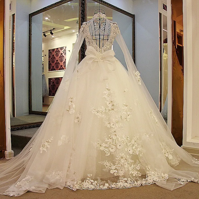 Фото Бэклейк модное свадебное платье сексуальное с открытой спиной высоким горлом