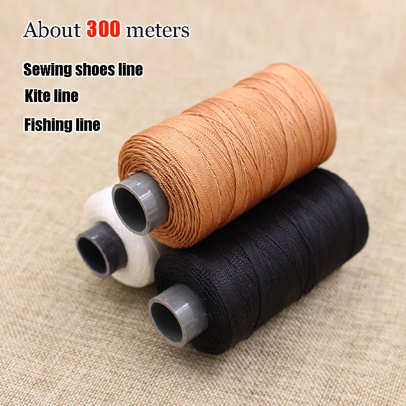 black / white / brown Sewing Threads 300M Durable Strong Bounded Nylon Leather Sewing Thread for Craft Repair Shoes
black / white / brown Sewing Threads 300M Durable Strong Bounded Nylon Leather Sewing Thread for Craft Repair Shoes
