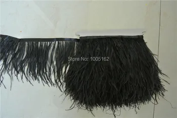 Free Shipping 5 Yards/lot black Ostrich Feather trimming fringe ostrich feather fringe feather trim
Free Shipping 5 Yards/lot black Ostrich Feather trimming fringe ostrich feather fringe feather trim