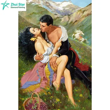 Zhui star 5D DIY diamond embroidery Romantic couple diamond painting Cross Stitch full drill Rhinestone mosaic decoration gift
Zhui star 5D DIY diamond embroidery Romantic couple diamond painting Cross Stitch full drill Rhinestone mosaic decoration gift