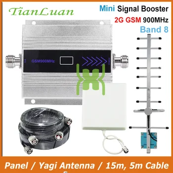 TianLuan Signal Booster 2G GSM 900MHz Mobile Phone Signal Repeater GSM Amplifier with Yagi Antenna / Panel Antenna/ 15m 5m Cable
TianLuan Signal Booster 2G GSM 900MHz Mobile Phone Signal Repeater GSM Amplifier with Yagi Antenna / Panel Antenna/ 15m 5m Cable