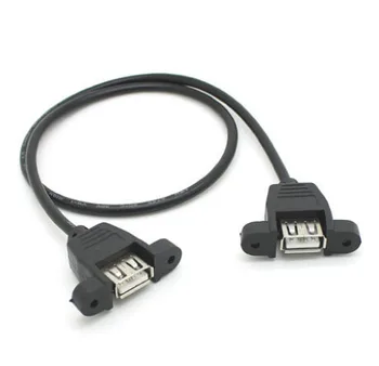 50pcs/Lot 0.5M/19.7inch Panel Mount USB 2.0 Type A Female to A Female A/F - A/F Data Sync Charge Extension Cable Line
50pcs/Lot 0.5M/19.7inch Panel Mount USB 2.0 Type A Female to A Female A/F - A/F Data Sync Charge Extension Cable Line