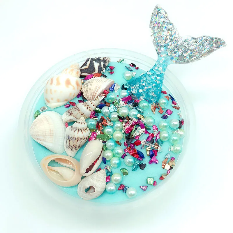 Cartoon Kawaii Mermaid Shell Pearl Slime Accessories Fluffy Slime Toys Kids Sequin Cloud Slime Clear Light Clay Sabbia Colorata
Cartoon Kawaii Mermaid Shell Pearl Slime Accessories Fluffy Slime Toys Kids Sequin Cloud Slime Clear Light Clay Sabbia Colorata