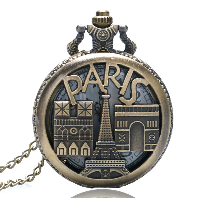 Beautiful Retro Paris Hollow Pendant Necklace Jewelry Pocket Watch Men Women Hour Gift
Beautiful Retro Paris Hollow Pendant Necklace Jewelry Pocket Watch Men Women Hour Gift