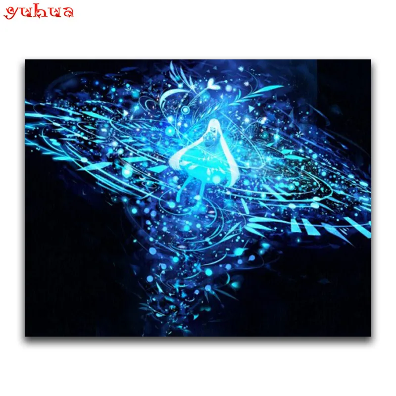 DIY 3D Diamond painting Cross stitch landscape Full Square Diamond embroidery Starry sky Round Diamond mosaic paintings Planet_
