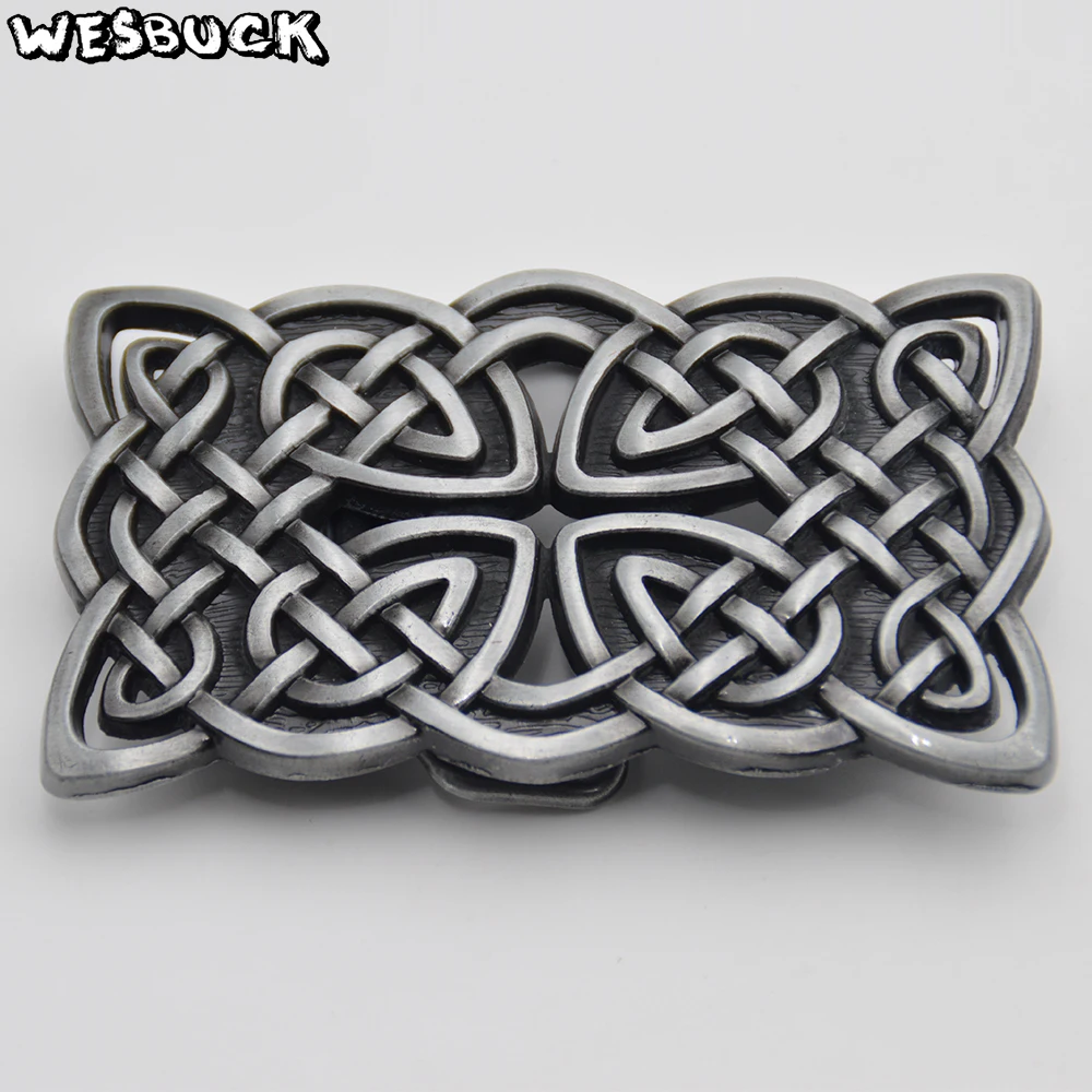 WesBuck Brand Fashion celti c belt buckle with knots suitable for 4cm wideth belt
WesBuck Brand Fashion celti c belt buckle with knots suitable for 4cm wideth belt