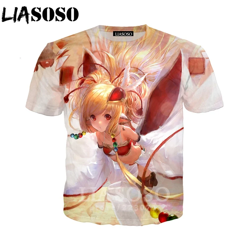 LIASOSO Summer New Fashion Men Women Sweatshirt 3D Print Anime Granblue Fantasy Short Sleeve T-Shirt Casual Cute Pullover A119
LIASOSO Summer New Fashion Men Women Sweatshirt 3D Print Anime Granblue Fantasy Short Sleeve T-Shirt Casual Cute Pullover A119