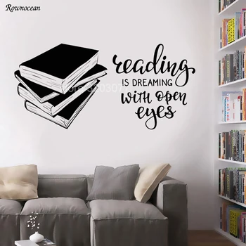 Reading Is Dreaming With Open Eyes Vinyl Art Wall Decal Books Quote Reading Room Library Bookshop Inspirational Stickers SK01
Reading Is Dreaming With Open Eyes Vinyl Art Wall Decal Books Quote Reading Room Library Bookshop Inspirational Stickers SK01