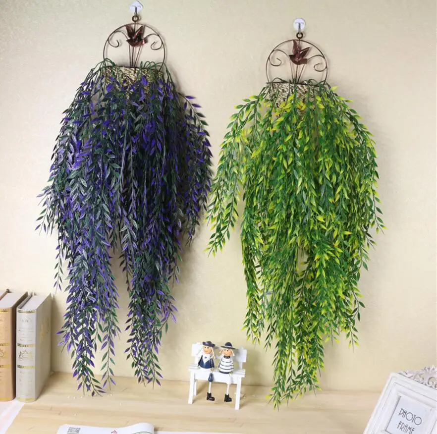 2pcs Hanging Artificial Bamboo willow Leaves Wall Ivy Garland Vine Greenery For Wedding Home Office Bar Decorative
2pcs Hanging Artificial Bamboo willow Leaves Wall Ivy Garland Vine Greenery For Wedding Home Office Bar Decorative