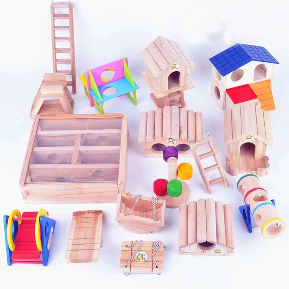 Pet Hamster Seesaw Sports Toy Wooden Porous Cage House Tunnel Tube Rat Mouse Mice Product Small Pet Hide Play Funny Accessories
Pet Hamster Seesaw Sports Toy Wooden Porous Cage House Tunnel Tube Rat Mouse Mice Product Small Pet Hide Play Funny Accessories
