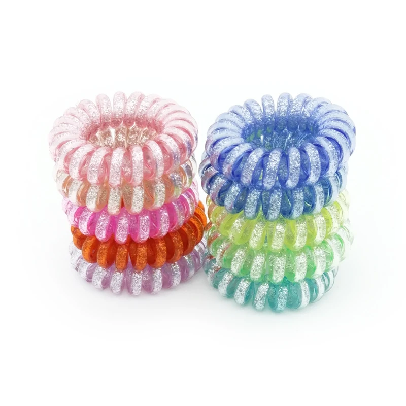 Lot 5Pcs Size 3.5CM Sequins Telephone Wire Hair Ring Headbands Gum Elastic Hair Bands For Girl Hair Accessories Hairbands
Lot 5Pcs Size 3.5CM Sequins Telephone Wire Hair Ring Headbands Gum Elastic Hair Bands For Girl Hair Accessories Hairbands
