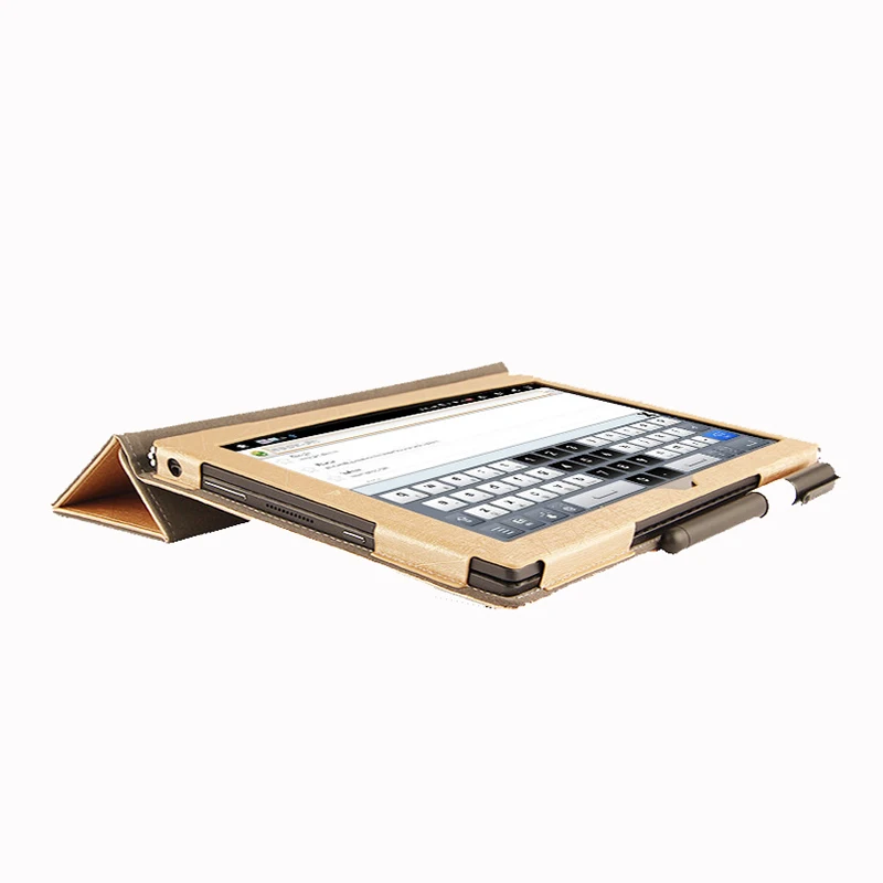 Tablet PC Protective Case Sleever For Lenovo YOGA BOOK 10.1 inch PU Case Two-in-one Tablet Computer Tri-fold Bracket Leather Bag (3)