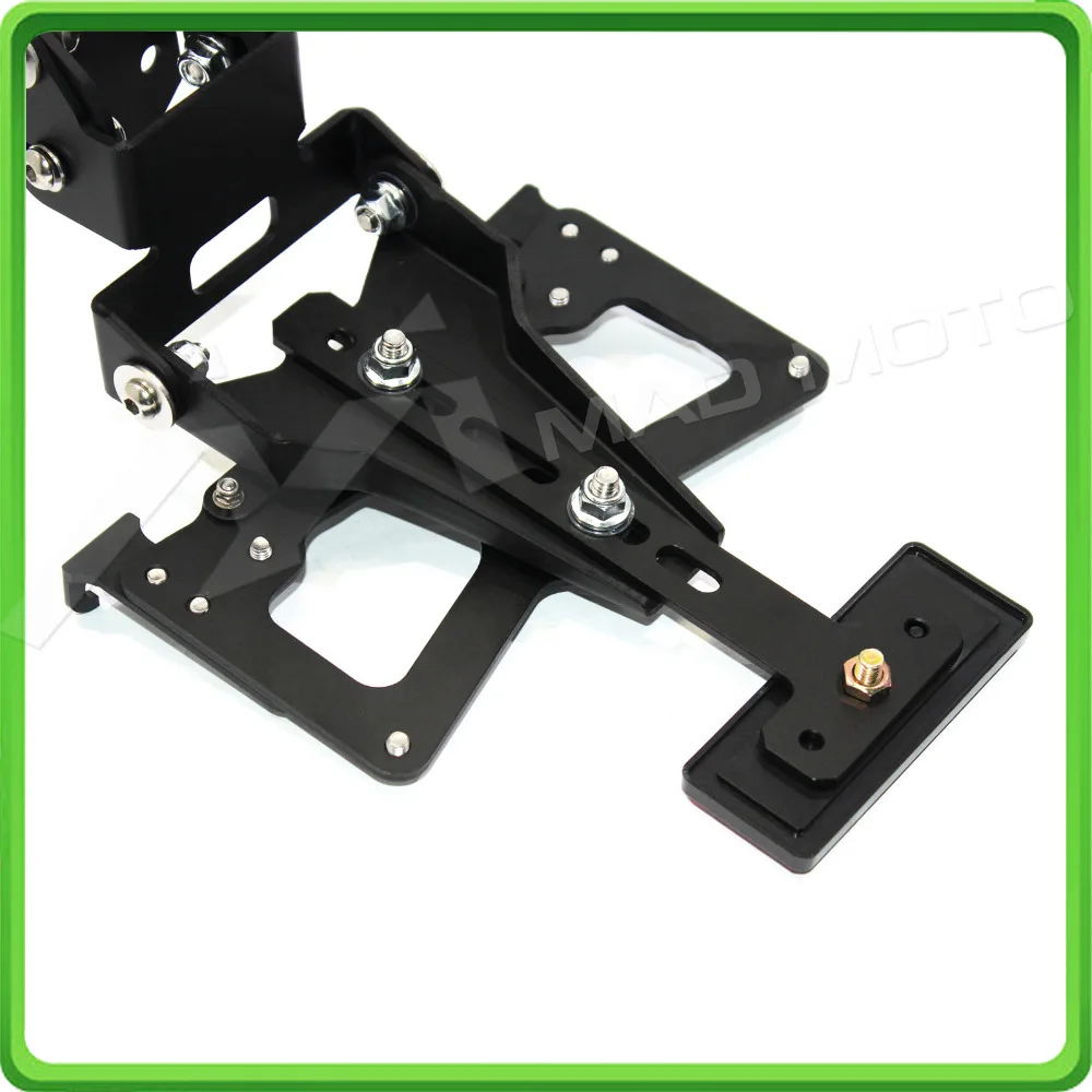 For Kawasaki Z 1000 Z1000 2014-2015 Motorcycle Accessories Adjustable Fender Plate Bracket License Plate Holder (4)