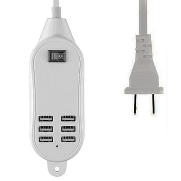 NOYOKERE 6 USB Ports Charger Hub Desktop EU/US/UK Plug Wall Socket Slots Charging Extension Socket Power Adapter
NOYOKERE 6 USB Ports Charger Hub Desktop EU/US/UK Plug Wall Socket Slots Charging Extension Socket Power Adapter