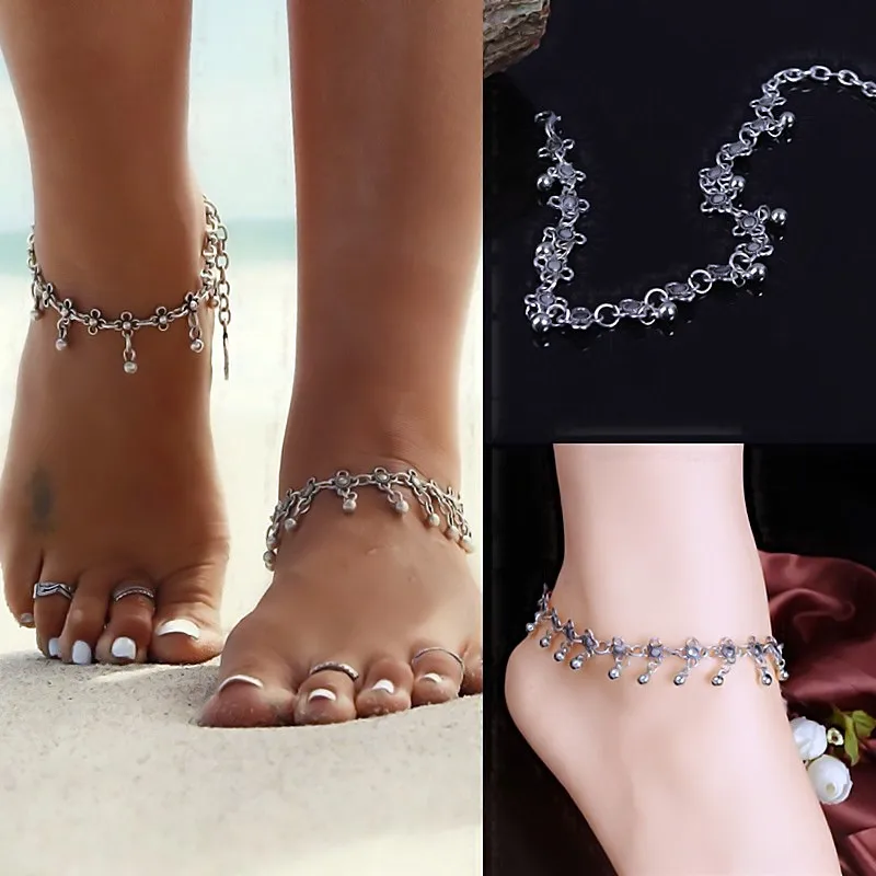 Summer Women Lady Girl New 2016 Charming Trendy Flower Beads Tassel Tibetan Beach Anklet Bracelet Gift
Summer Women Lady Girl New 2016 Charming Trendy Flower Beads Tassel Tibetan Beach Anklet Bracelet Gift