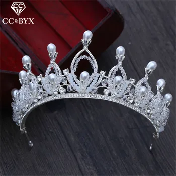 CC Tiaras And Crowns Luxury Crystal Pearl Princess Crown Rhinestone Wedding Hair Accessories For Bride Engagement Jewelry XY032
CC Tiaras And Crowns Luxury Crystal Pearl Princess Crown Rhinestone Wedding Hair Accessories For Bride Engagement Jewelry XY032