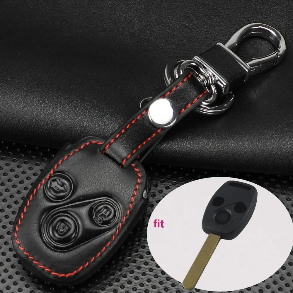 Remote 3 Buttons Leather Key Chain Ring Car Key Cover Case Holder For Honda Cr-V Civic Insight Ridgeline 2003 2008 2009 Accord
Remote 3 Buttons Leather Key Chain Ring Car Key Cover Case Holder For Honda Cr-V Civic Insight Ridgeline 2003 2008 2009 Accord