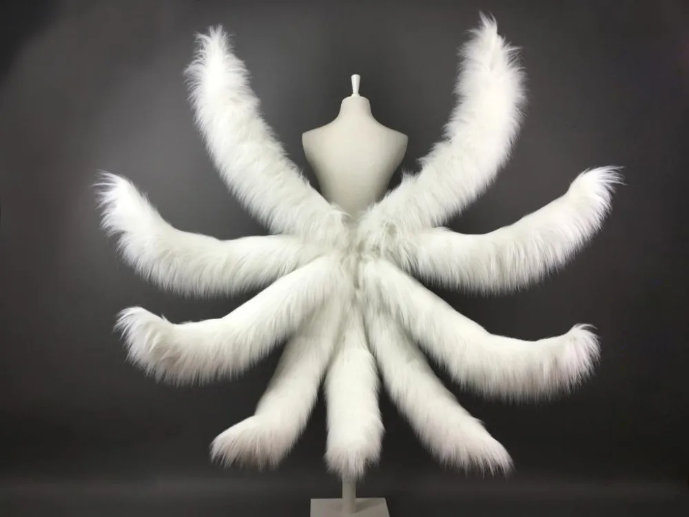 Free Shipping LOL Ahri the Nine-Tailed Fox Cosplay Costume Upgraded Transform-model Tail White 3 Sizes In Stock
Free Shipping LOL Ahri the Nine-Tailed Fox Cosplay Costume Upgraded Transform-model Tail White 3 Sizes In Stock