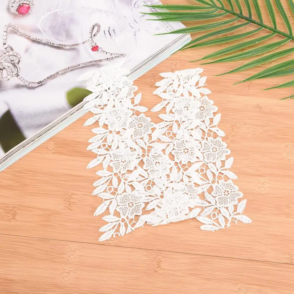 1 yard White Flower Handmade Beaded Embroidered Lace Edge Trim Ribbon Double Layered Applique Dress DIY Sewing Craft
1 yard White Flower Handmade Beaded Embroidered Lace Edge Trim Ribbon Double Layered Applique Dress DIY Sewing Craft