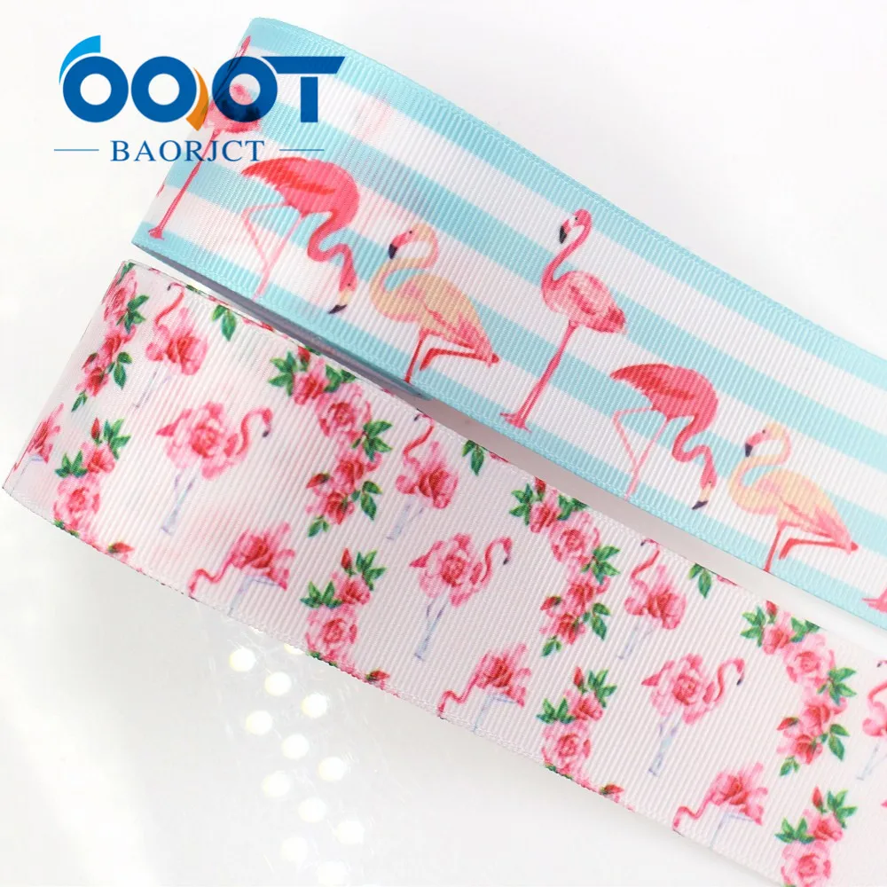 OOOT BAORJCT G-18623-566 38 mm 10 yards Flamingos Ribbons Thermal transfer Printed grosgrain Wedding DIY handmade material
OOOT BAORJCT G-18623-566 38 mm 10 yards Flamingos Ribbons Thermal transfer Printed grosgrain Wedding DIY handmade material