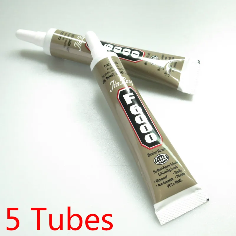 5 Tubes Genuine 30ml F6000 Glue Super Transparent Liquid Adhesives Jewelry Craft Rhinestones Fabric Pearls Metal DIY Glue
5 Tubes Genuine 30ml F6000 Glue Super Transparent Liquid Adhesives Jewelry Craft Rhinestones Fabric Pearls Metal DIY Glue
