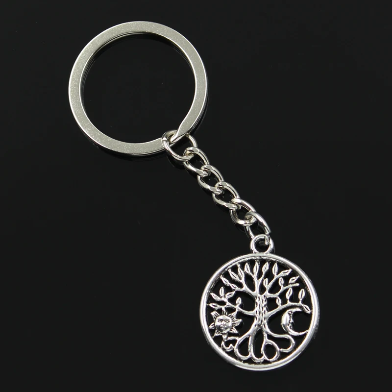 new fashion men 30mm keychain DIY metal holder chain vintage the world tree sun moon 29x25mm silver pendant Gift
new fashion men 30mm keychain DIY metal holder chain vintage the world tree sun moon 29x25mm silver pendant Gift