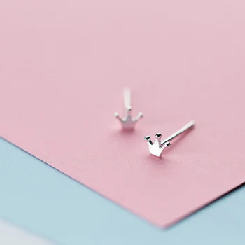 MloveAcc 925 Sterling Silver Fashion Tiny Princess Crown Stud Earrings Women Sterling Silver Jewelry
MloveAcc 925 Sterling Silver Fashion Tiny Princess Crown Stud Earrings Women Sterling Silver Jewelry