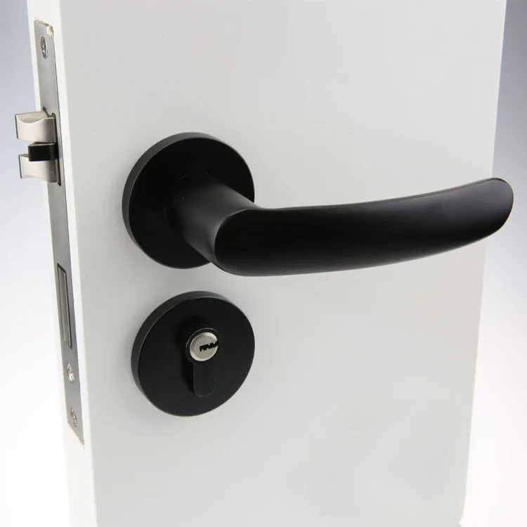 Lock Door Home Security Practical Anti-theft Door Lock Black space aluminum door handle Split Silent door lock Door hardware
Lock Door Home Security Practical Anti-theft Door Lock Black space aluminum door handle Split Silent door lock Door hardware