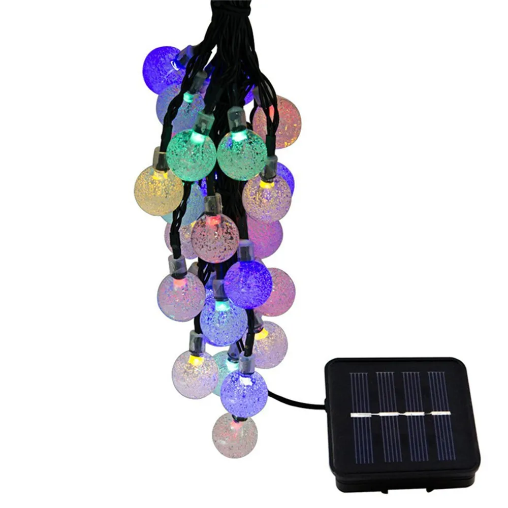 Outdoor Lighting 30 LED Solar String Fairy Lights Solar Power Crystal Ball Globe Lamp For Garden Light Christmas Decoration
Outdoor Lighting 30 LED Solar String Fairy Lights Solar Power Crystal Ball Globe Lamp For Garden Light Christmas Decoration