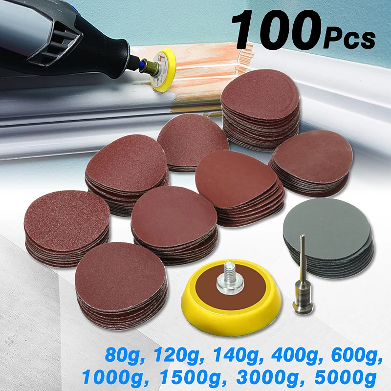 100pcs 25mm/1inch Sandpaper + 1pcs 1inch Hook Loop Backer Plate 1/8inch Shank + 1pcs Loop Sanding Pad Abrasives Mixed Polishing
100pcs 25mm/1inch Sandpaper + 1pcs 1inch Hook Loop Backer Plate 1/8inch Shank + 1pcs Loop Sanding Pad Abrasives Mixed Polishing