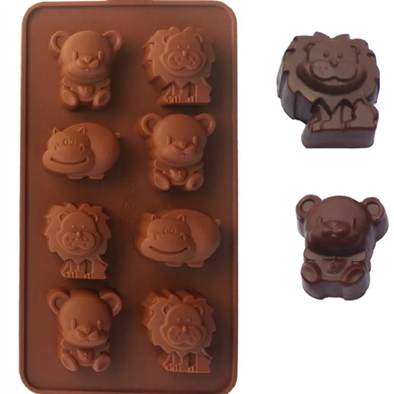 Fashion Kitchen Accessories Cute Animal Shape Silicone Chocalate Mold Cake Mould Cookies Mold Baking & Pastry Tools F0287
Fashion Kitchen Accessories Cute Animal Shape Silicone Chocalate Mold Cake Mould Cookies Mold Baking & Pastry Tools F0287