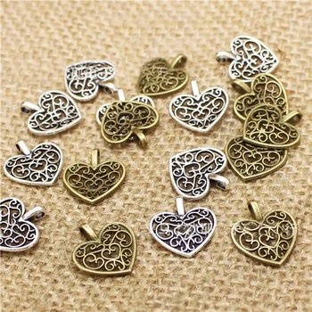 Vintage 10-20pcs/lot Hollow Heart Shape Charms Pendant Heart DIY Bracelet Necklace Earrings Handmade Jewelry Making Findings
Vintage 10-20pcs/lot Hollow Heart Shape Charms Pendant Heart DIY Bracelet Necklace Earrings Handmade Jewelry Making Findings