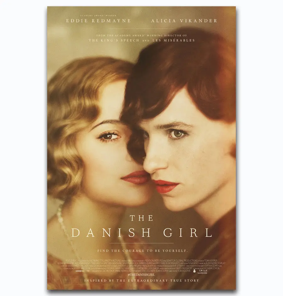 Art Print Hot New The Danish Girl Eddie Redmayne Movie 14x21 24x36 27x40 Inch Silk Poster Wall Canvas Decoration X-309 | Дом и сад