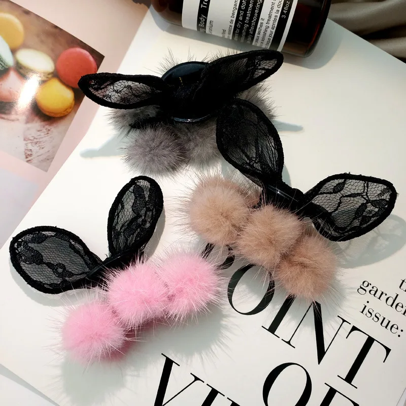 2019 Korean Fashion Handmade Fur Ball Lace Rabbit Ears Hairpin Cute Claw Clip Clamp Hair Claws Clip for Women Girls Accessories
2019 Korean Fashion Handmade Fur Ball Lace Rabbit Ears Hairpin Cute Claw Clip Clamp Hair Claws Clip for Women Girls Accessories