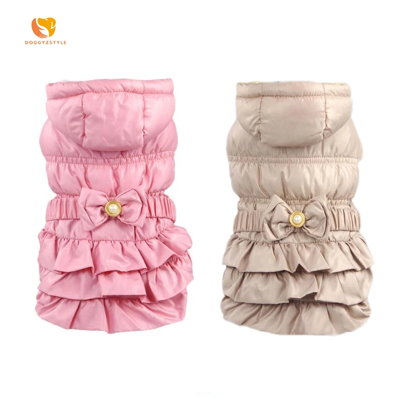 Dogs Bow Cotton Coat Pet Dog Skirt Parkas Cat Small Yorkshire Labrador Autumn Winter Pink Costume Overall S-3XL DOGGYZSTYLE
Dogs Bow Cotton Coat Pet Dog Skirt Parkas Cat Small Yorkshire Labrador Autumn Winter Pink Costume Overall S-3XL DOGGYZSTYLE