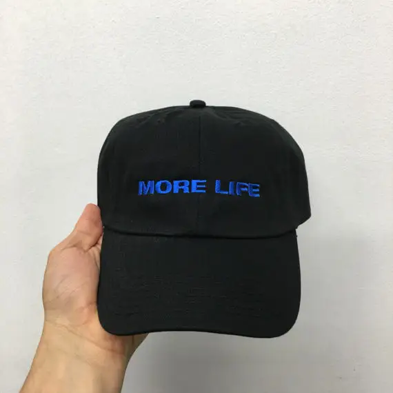 Aubrey Drake Graham Latest Album MORE LIFE Hat Exclusive Release Women and Men Dad Hat Quality Embroidery Baseball Cap Blue Font
Aubrey Drake Graham Latest Album MORE LIFE Hat Exclusive Release Women and Men Dad Hat Quality Embroidery Baseball Cap Blue Font