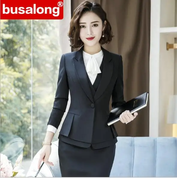 2019 Spring splict fashion Formal interview skirt suits OL long sleeve sim blazer and SKirt office lady plus size work wear 4xl
2019 Spring splict fashion Formal interview skirt suits OL long sleeve sim blazer and SKirt office lady plus size work wear 4xl