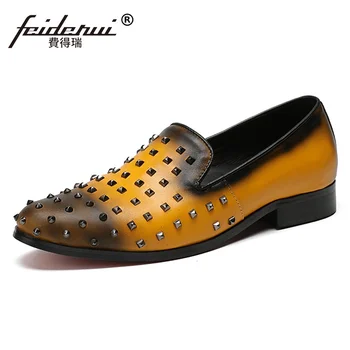 Plus Size New Arrival Round Toe Slip on Man Studded Punk Rocker Loafers Genuine Leather Moccasin Men's Banquet Prom Shoes SL234
Plus Size New Arrival Round Toe Slip on Man Studded Punk Rocker Loafers Genuine Leather Moccasin Men's Banquet Prom Shoes SL234