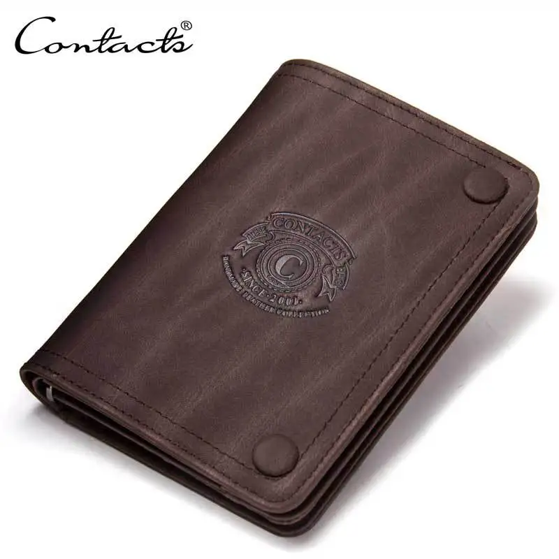 Men's Wallet Genuine Leather Crazy Horse Leather Thin Mens Wallet Business Card Holder Coin Purse Small Bag Slim Wallet 2019
Men's Wallet Genuine Leather Crazy Horse Leather Thin Mens Wallet Business Card Holder Coin Purse Small Bag Slim Wallet 2019