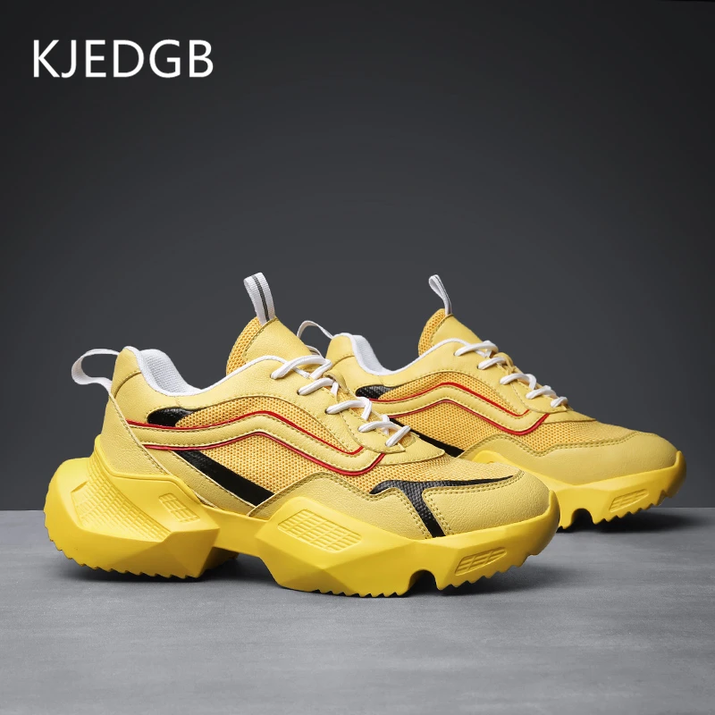 KJEDGB 2019 New Platform Chunky Sneakers Men Summer Mesh Breathable Designer Comfortable Men Casual Shoes Adult Male Tennis
KJEDGB 2019 New Platform Chunky Sneakers Men Summer Mesh Breathable Designer Comfortable Men Casual Shoes Adult Male Tennis