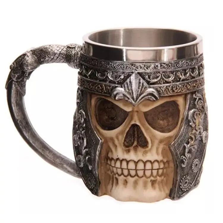3D Creative Double Wall stainless steel resin Tea Milk Bottle Coffee Mugs Skull Knight Wolf beer Drinking Mug funny gift
3D Creative Double Wall stainless steel resin Tea Milk Bottle Coffee Mugs Skull Knight Wolf beer Drinking Mug funny gift