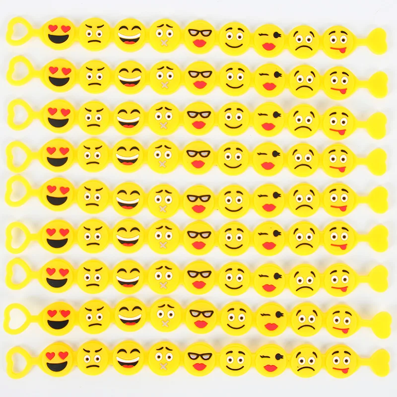 30pcs/lot Emoji Smile Bangle Bracelet Kids Birthday Party Favors Decoration Party Gifts for Guests Wedding Party Supplies
30pcs/lot Emoji Smile Bangle Bracelet Kids Birthday Party Favors Decoration Party Gifts for Guests Wedding Party Supplies