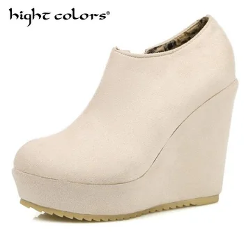 New 12cm High Heels Women Pumps Casual Women Shoes High Heel Ankle Boots Short Riding Booties Platform Wedge Plus Size 35-43
New 12cm High Heels Women Pumps Casual Women Shoes High Heel Ankle Boots Short Riding Booties Platform Wedge Plus Size 35-43